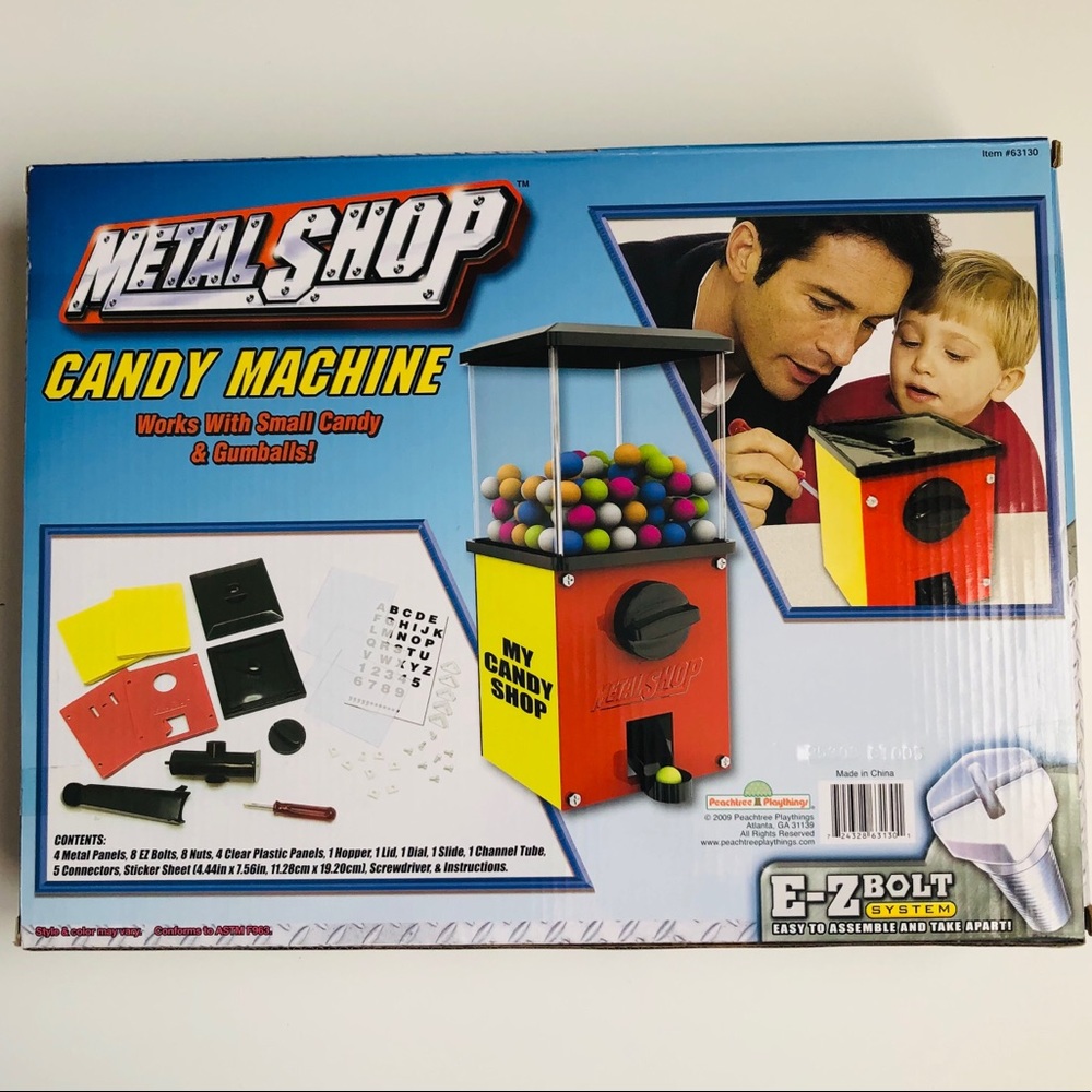Peachtree Playthings Metal Shop Candy Machine